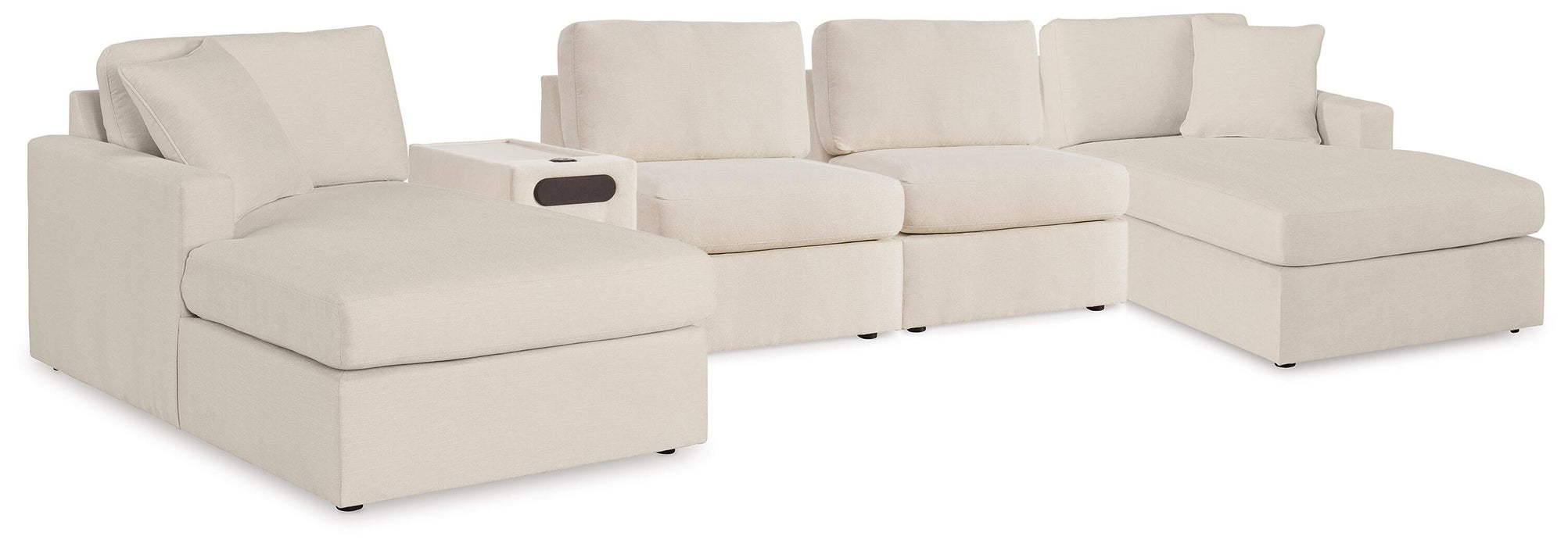 Modmax 5 Piece Sectional with Audio Console - CasaBella Furniture (San Antonio, TX)