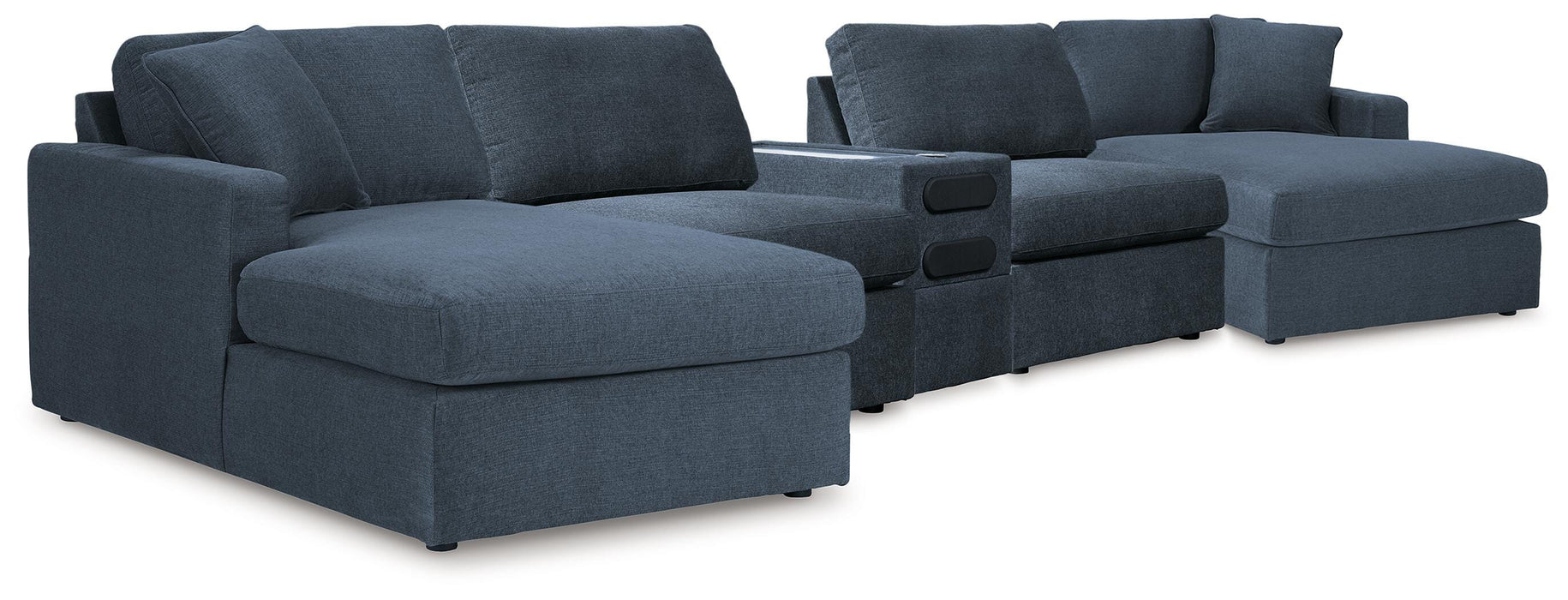 Modmax 5 Piece Sectional with Audio Console - CasaBella Furniture (San Antonio, TX)