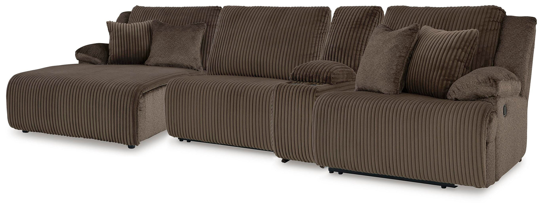 Top Tier Reclining Sectional with Chaise - CasaBella Furniture (San Antonio, TX)