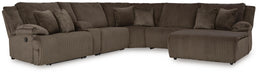 Top Tier Reclining Sectional with Chaise - CasaBella Furniture (San Antonio, TX)