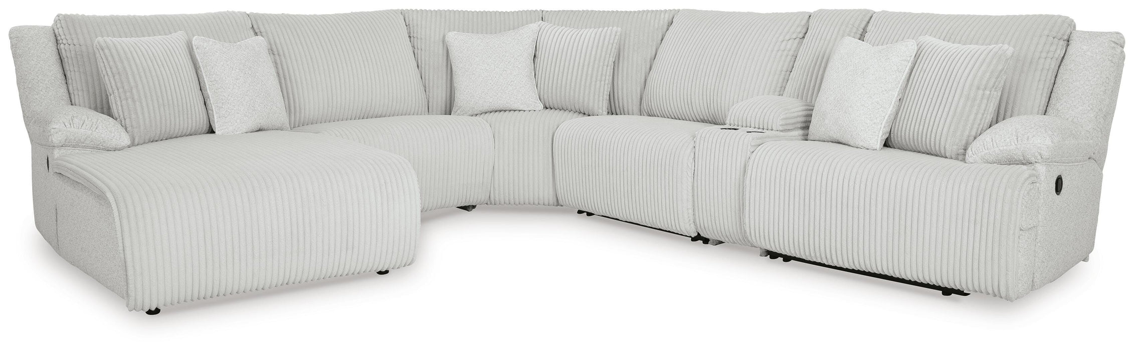 Top Tier Reclining Sectional with Chaise - CasaBella Furniture (San Antonio, TX)