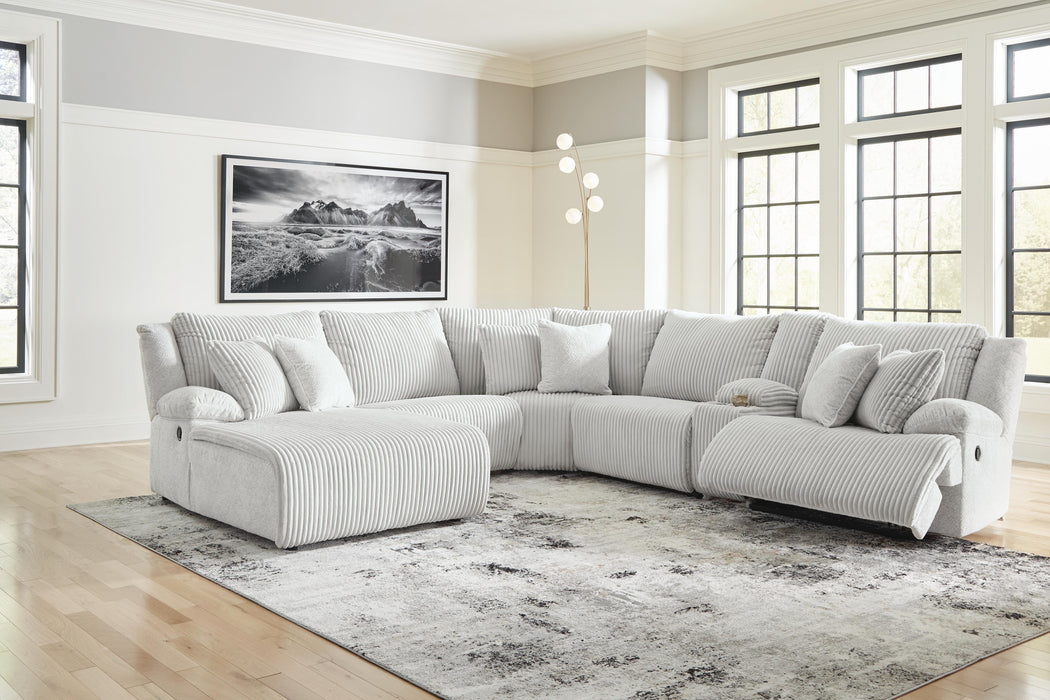 Top Tier Reclining Sectional with Chaise - CasaBella Furniture (San Antonio, TX)