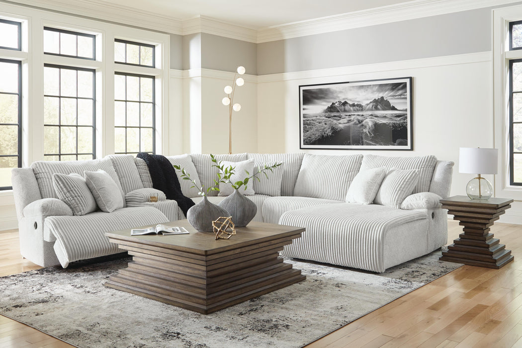 Top Tier Reclining Sectional with Chaise - CasaBella Furniture (San Antonio, TX)