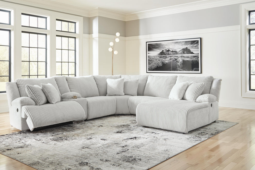 Top Tier Reclining Sectional with Chaise - CasaBella Furniture (San Antonio, TX)