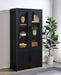 Riva Tall Display Cabinet with LED Lighting - CasaBella Furniture (San Antonio, TX)