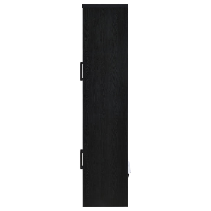 Riva Tall Display Cabinet with LED Lighting - CasaBella Furniture (San Antonio, TX)