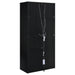 Riva Tall Display Cabinet with LED Lighting - CasaBella Furniture (San Antonio, TX)