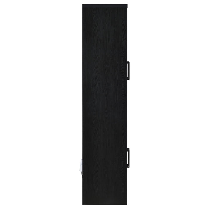 Riva Tall Display Cabinet with LED Lighting - CasaBella Furniture (San Antonio, TX)