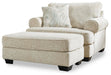 Monaghan Oversized Chair and Ottoman - CasaBella Furniture (San Antonio, TX)