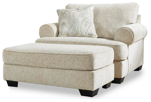 Monaghan Oversized Chair and Ottoman - CasaBella Furniture (San Antonio, TX)