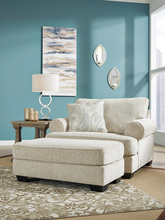 Monaghan Oversized Chair and Ottoman - CasaBella Furniture (San Antonio, TX)