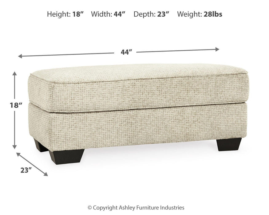Monaghan Oversized Chair and Ottoman - CasaBella Furniture (San Antonio, TX)