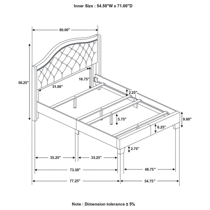 Sonoma Wingback Bed