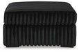 Midnight-Madness Oversized Accent Ottoman - CasaBella Furniture (San Antonio, TX)