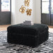 Midnight-Madness Oversized Accent Ottoman - CasaBella Furniture (San Antonio, TX)
