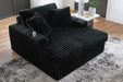 Midnight-Madness Oversized Chaise - CasaBella Furniture (San Antonio, TX)