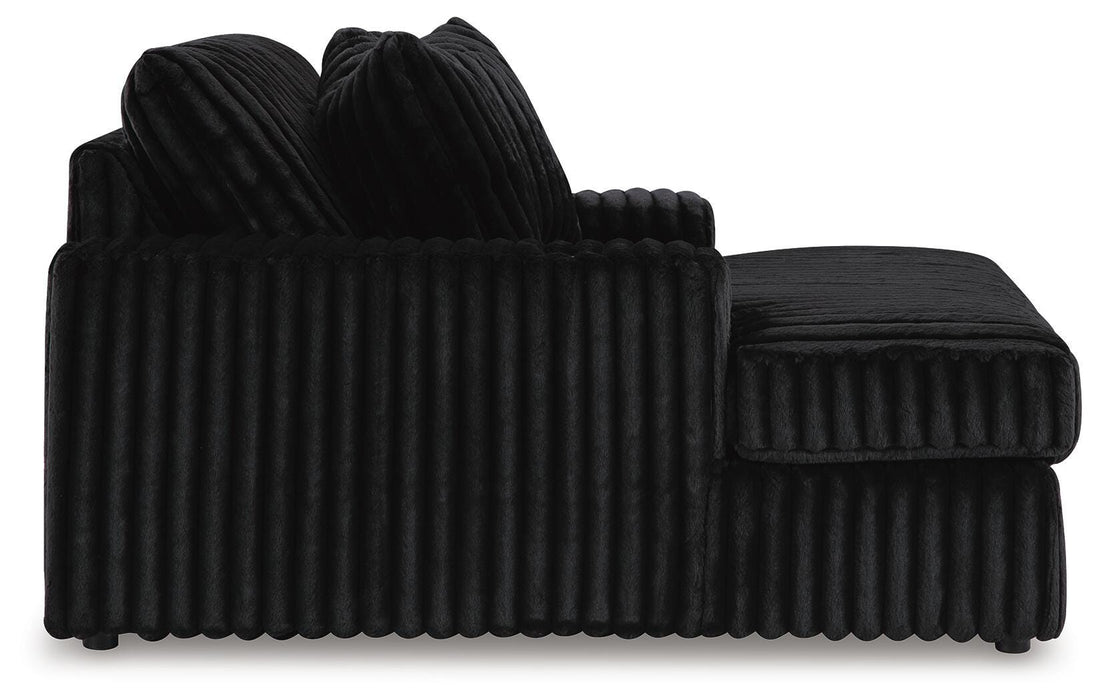 Midnight-Madness Oversized Chaise - CasaBella Furniture (San Antonio, TX)