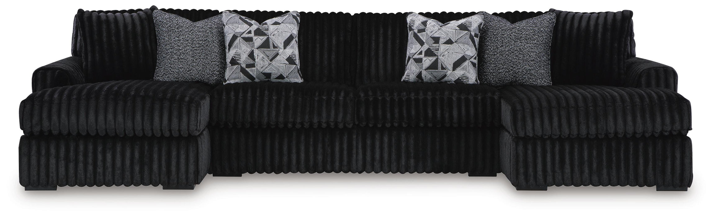 Midnight-Madness Sectional with Chaise - CasaBella Furniture (San Antonio, TX)
