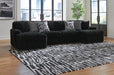 Midnight-Madness Sectional with Chaise - CasaBella Furniture (San Antonio, TX)