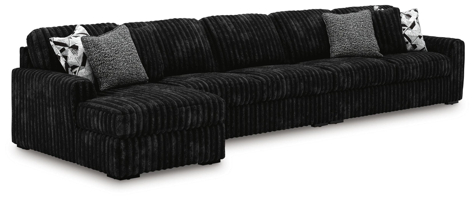 Midnight-Madness Sectional with Chaise - CasaBella Furniture (San Antonio, TX)