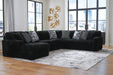 Midnight-Madness Sectional with Chaise - CasaBella Furniture (San Antonio, TX)