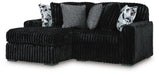Midnight-Madness Sectional with Chaise - CasaBella Furniture (San Antonio, TX)
