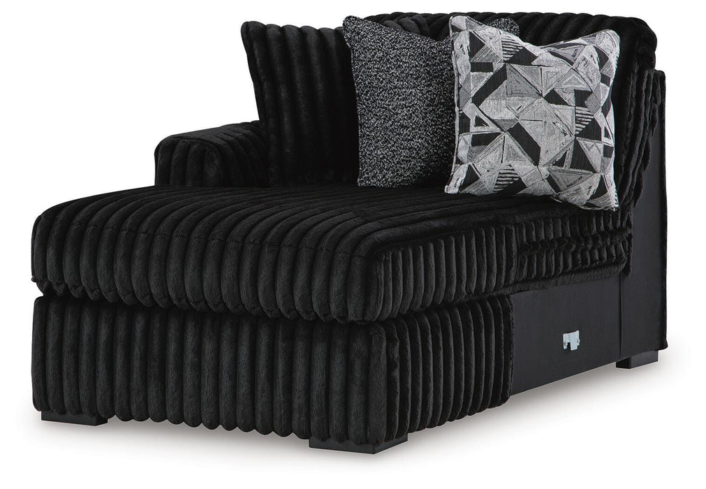 Midnight-Madness Sectional with Chaise - CasaBella Furniture (San Antonio, TX)