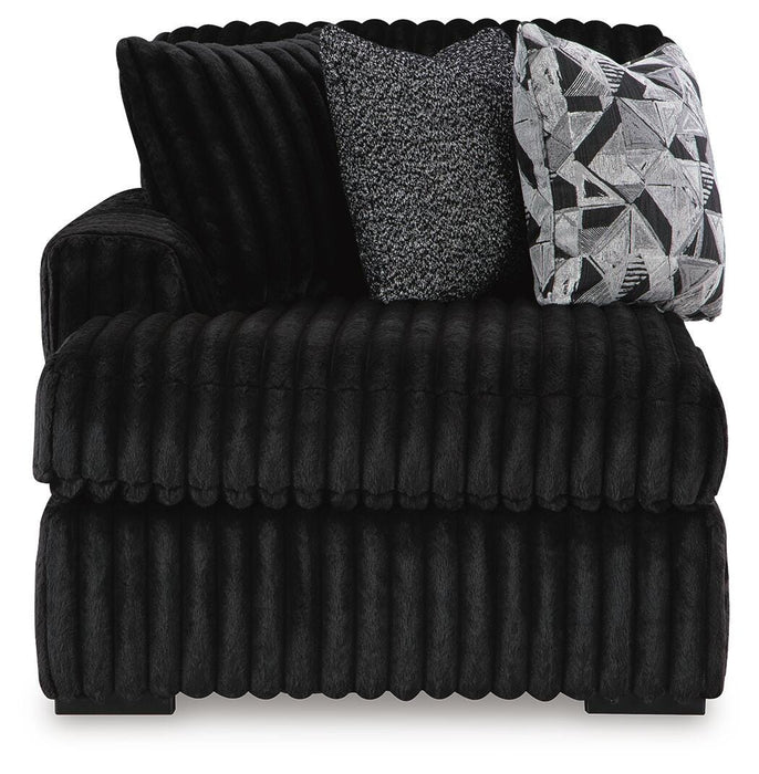 Midnight-Madness Sectional with Chaise - CasaBella Furniture (San Antonio, TX)