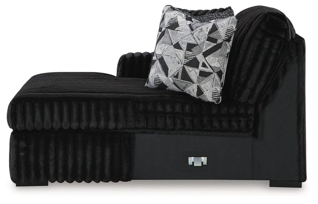 Midnight-Madness Super Chaise - CasaBella Furniture (San Antonio, TX)