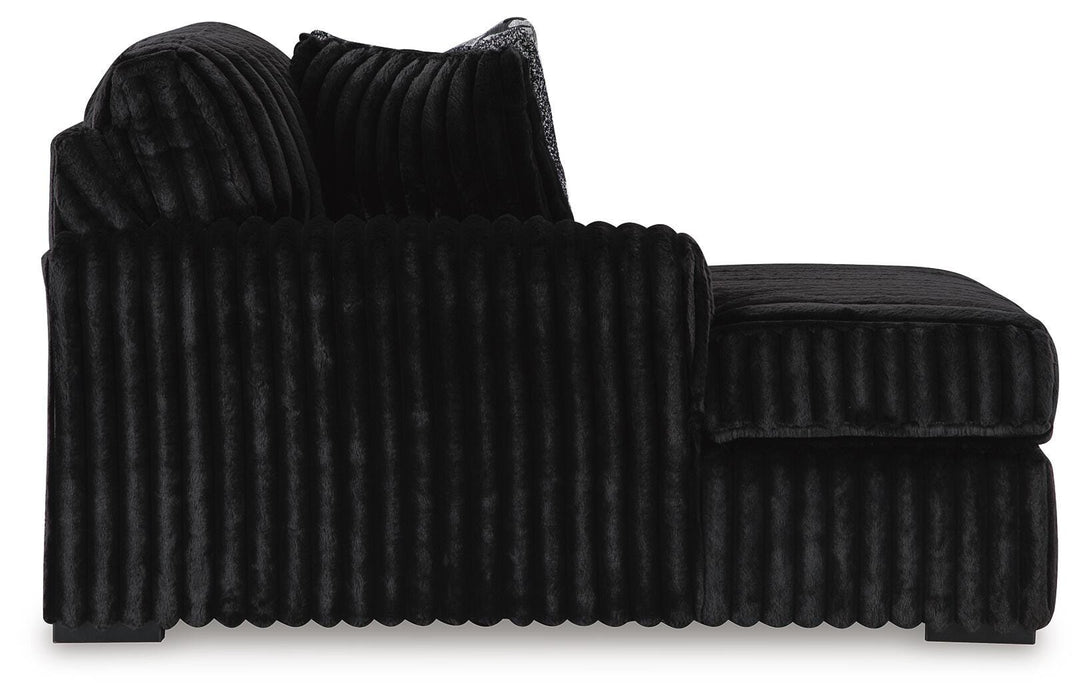 Midnight-Madness Super Chaise - CasaBella Furniture (San Antonio, TX)