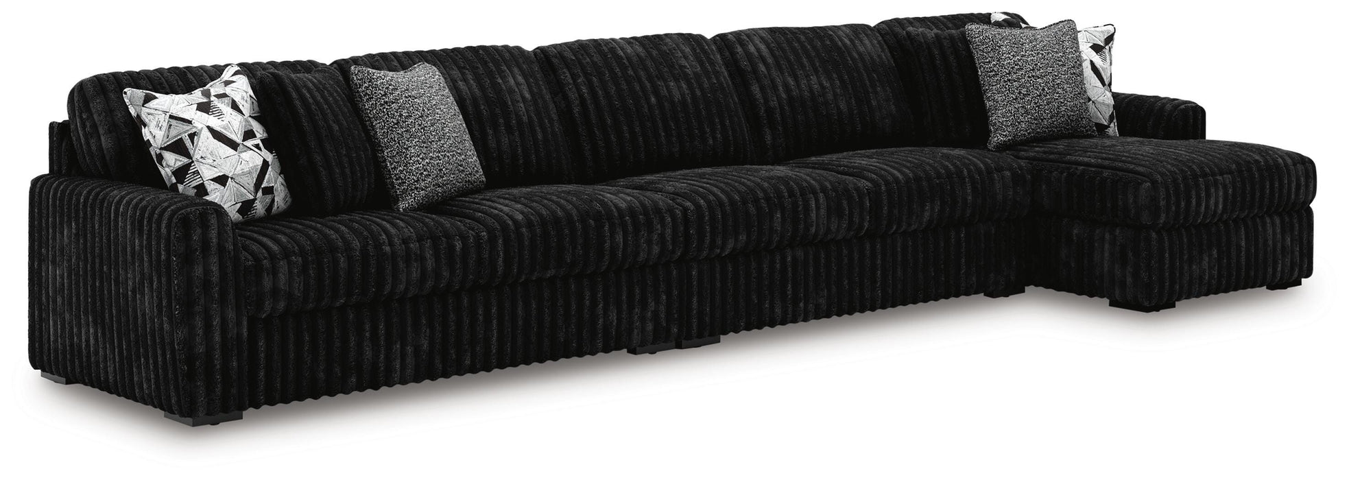 Midnight-Madness Sectional with Chaise - CasaBella Furniture (San Antonio, TX)