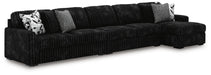 Midnight-Madness Sectional with Chaise - CasaBella Furniture (San Antonio, TX)