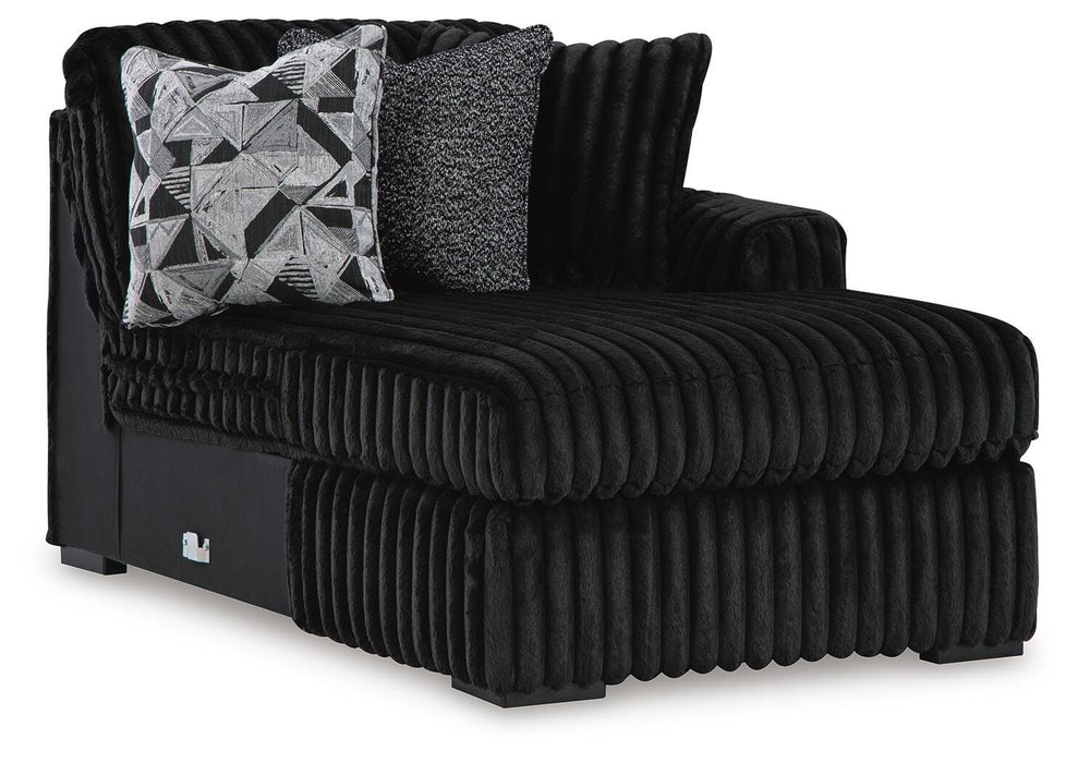 Midnight-Madness Sectional with Chaise - CasaBella Furniture (San Antonio, TX)