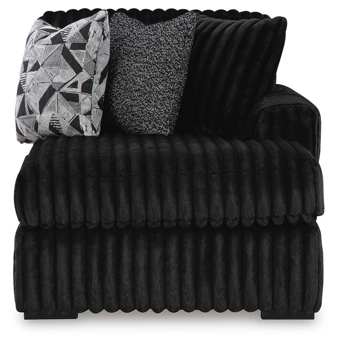 Midnight-Madness Sectional Sofa with Chaise - CasaBella Furniture (San Antonio, TX)
