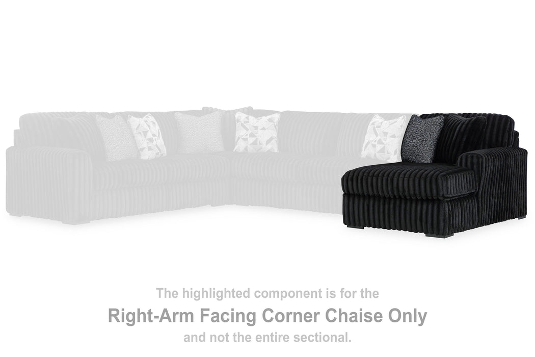 Midnight-Madness Super Chaise - CasaBella Furniture (San Antonio, TX)