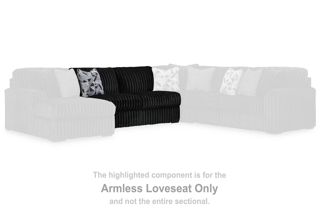Midnight-Madness Sectional with Chaise - CasaBella Furniture (San Antonio, TX)