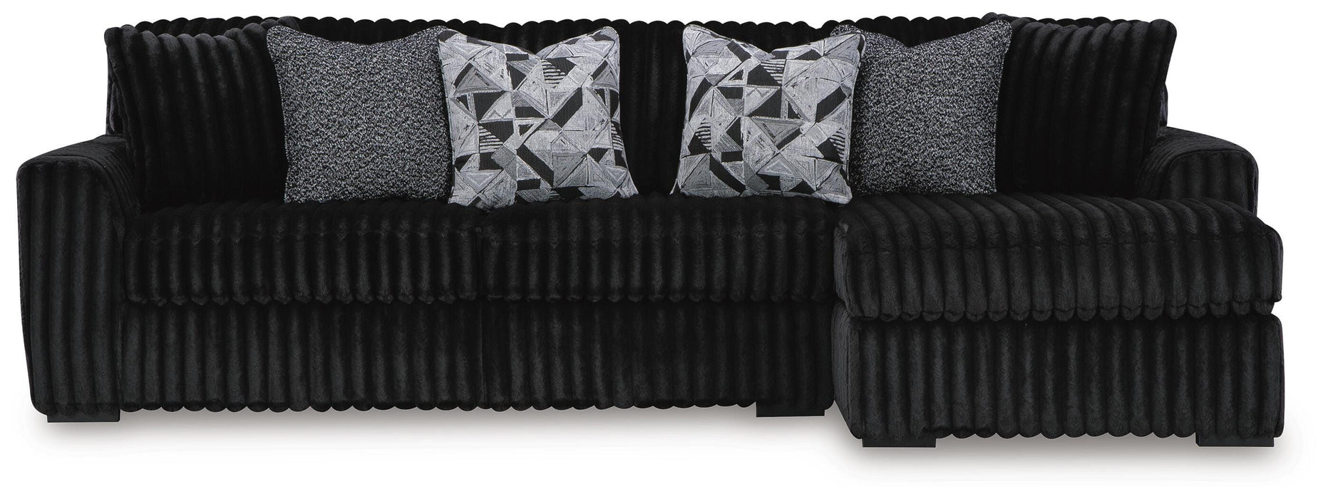 Midnight-Madness Sectional Sofa with Chaise - CasaBella Furniture (San Antonio, TX)