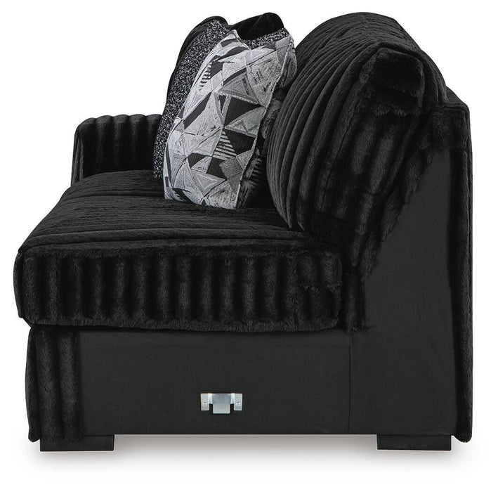 Midnight-Madness Sectional Sofa with Chaise - CasaBella Furniture (San Antonio, TX)