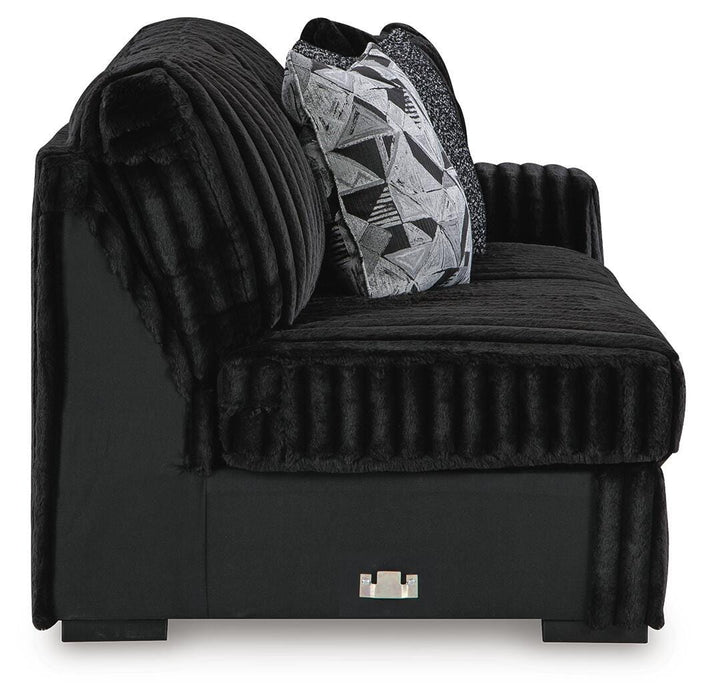 Midnight-Madness Sectional Sofa with Chaise - CasaBella Furniture (San Antonio, TX)