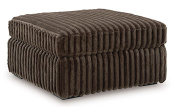 Midnight-Madness Oversized Accent Ottoman - CasaBella Furniture (San Antonio, TX)