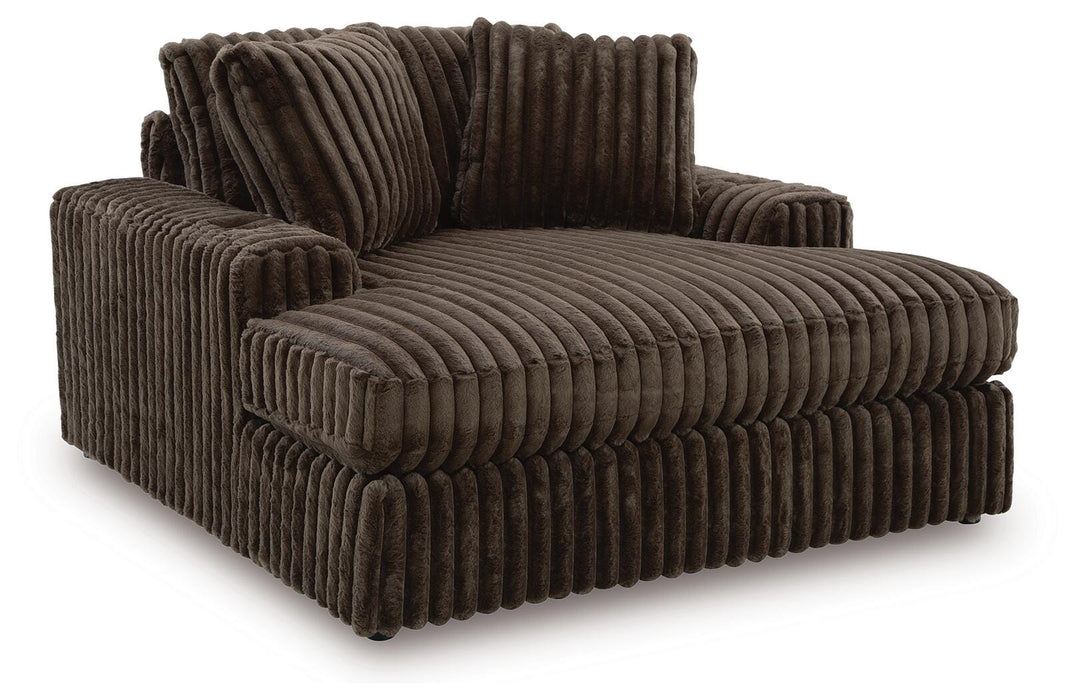 Midnight-Madness Oversized Chaise - CasaBella Furniture (San Antonio, TX)