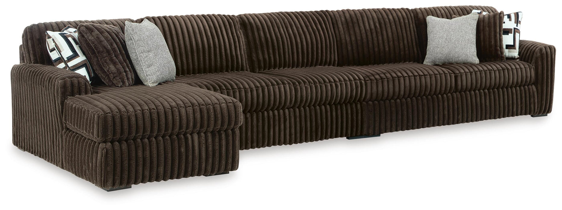 Midnight-Madness Sectional with Chaise - CasaBella Furniture (San Antonio, TX)