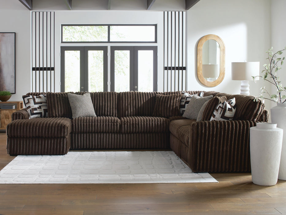 Midnight-Madness Sectional with Chaise - CasaBella Furniture (San Antonio, TX)