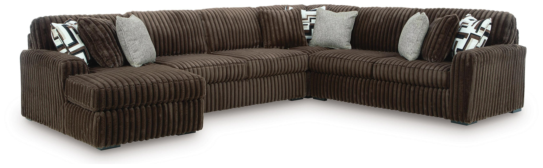 Midnight-Madness Sectional with Chaise - CasaBella Furniture (San Antonio, TX)