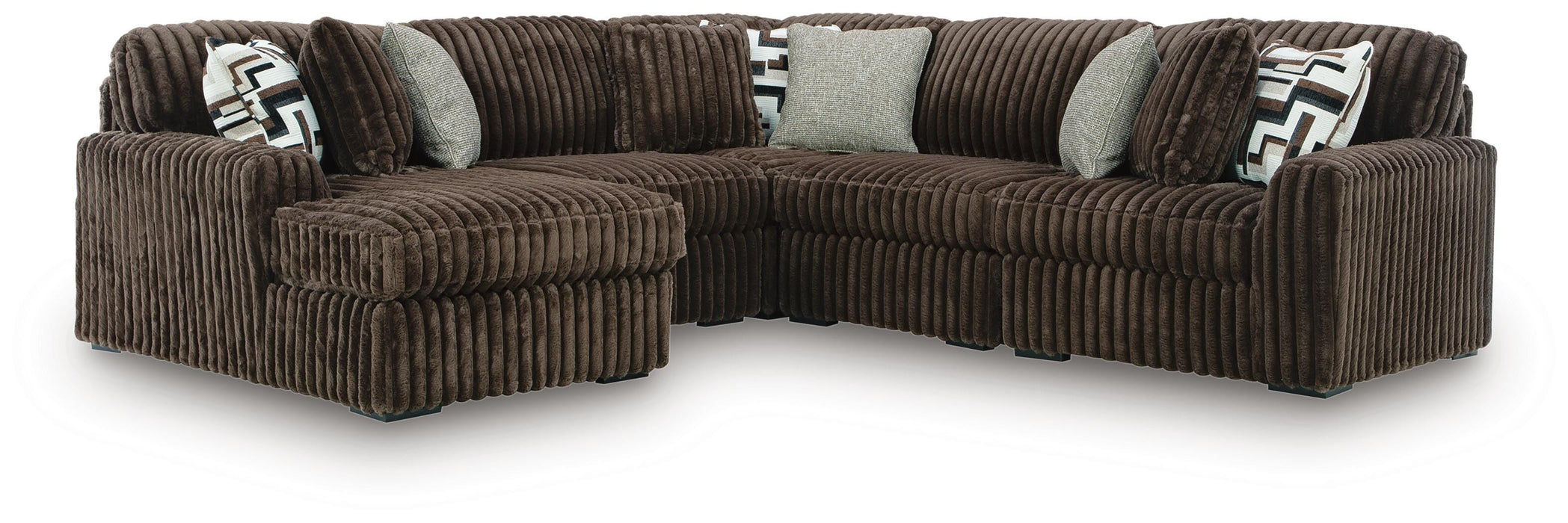 Midnight-Madness Sectional with Chaise - CasaBella Furniture (San Antonio, TX)