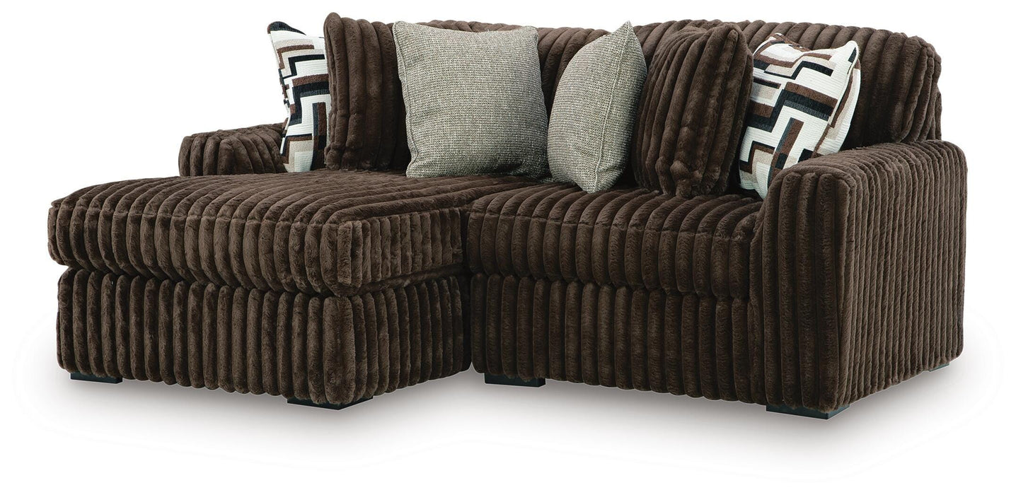 Midnight-Madness Sectional with Chaise - CasaBella Furniture (San Antonio, TX)