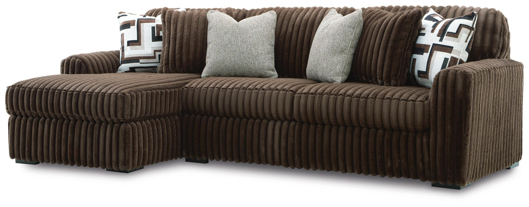 Midnight-Madness Sectional Sofa with Chaise - CasaBella Furniture (San Antonio, TX)