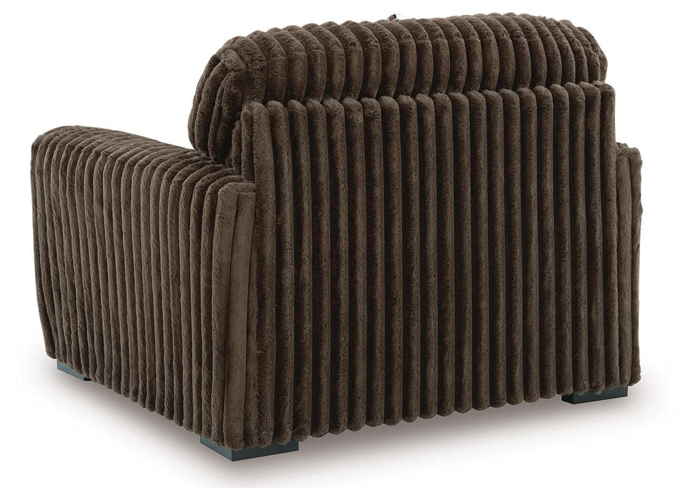 Midnight-Madness Oversized Chair - CasaBella Furniture (San Antonio, TX)
