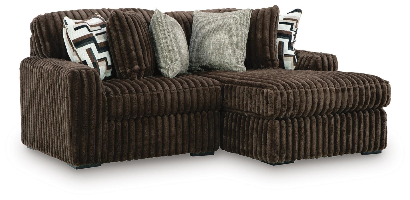 Midnight-Madness Sectional with Chaise - CasaBella Furniture (San Antonio, TX)