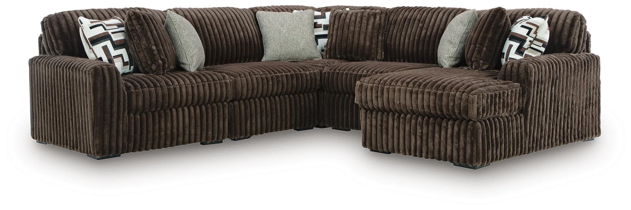 Midnight-Madness Sectional with Chaise - CasaBella Furniture (San Antonio, TX)